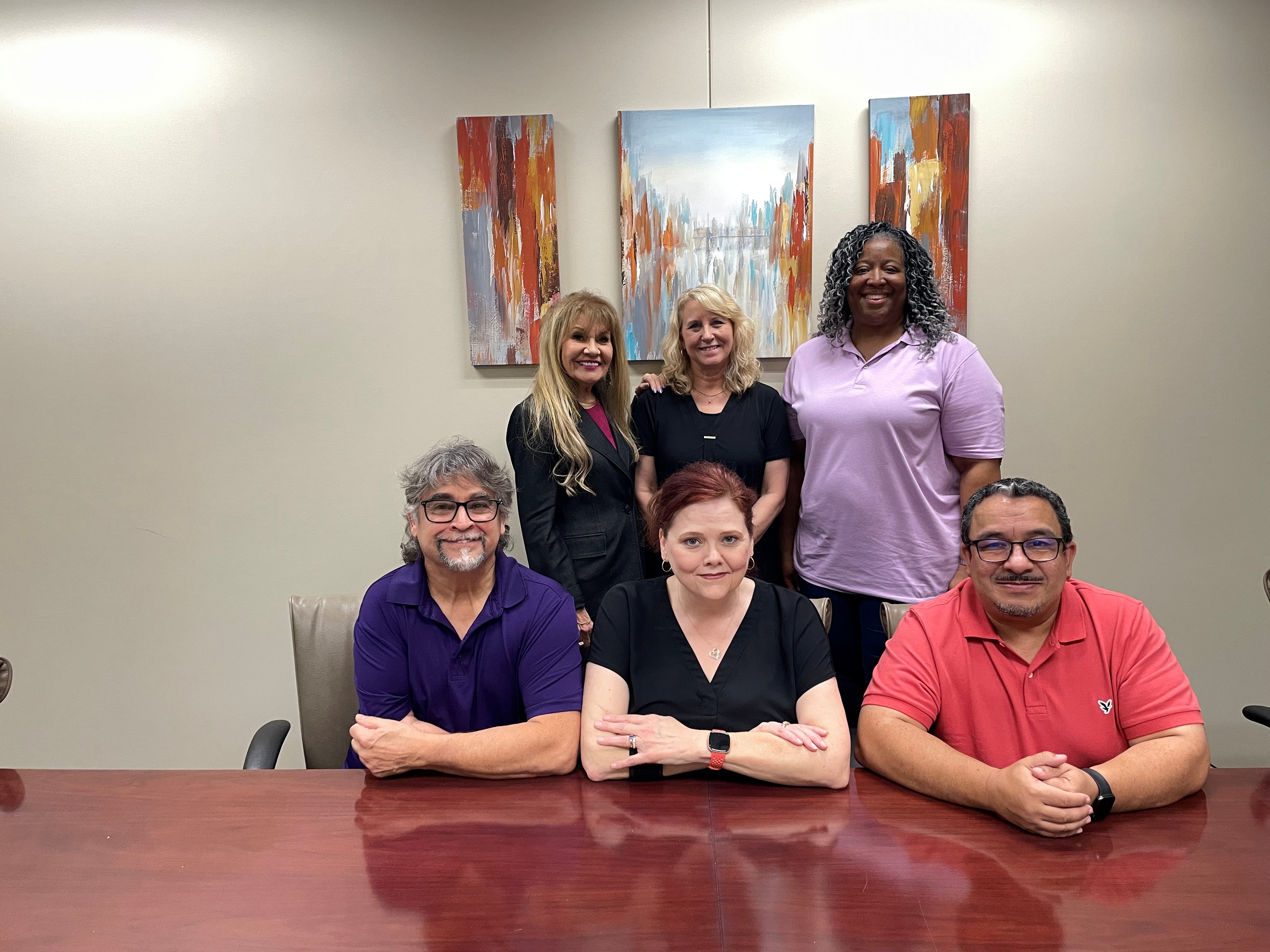ODHH Team
Back Row: Myra Taff-Watson, Cheryl Seymore, and Chrystal Honorable
Front Row: Mark Palmer, Amy Hunter, and Ben Wagenknecht
